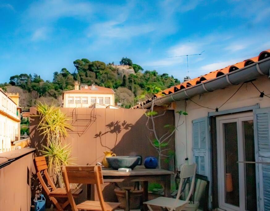 Apartamento Duplex, Jacuzzi, Terrasse Sur Les Toits Niza Exterior foto