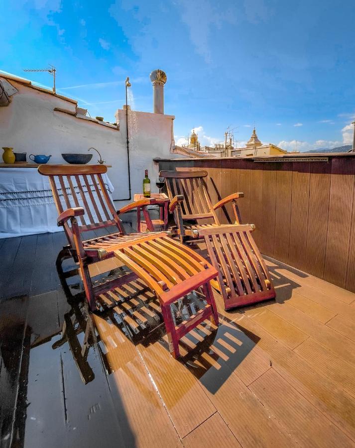 Apartamento Duplex, Jacuzzi, Terrasse Sur Les Toits Niza Exterior foto